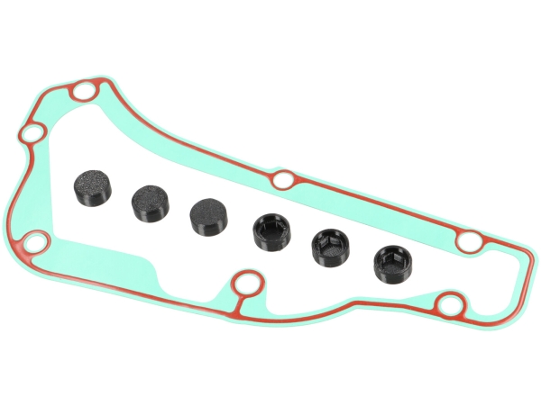 Ölwanne mit Schauglas - MOTO NOSTRA - Vespa GTS/GTV/HPE 300 ccm (Bj. 2019-2024) - schwarz-glänzend